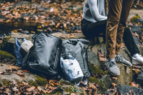 Vista 9 de Skog Å Kust DrySak - Bolsa impermeable con tapa enrollable para viajes y al aire libre - tamaños de 5, 10 y 20 litros