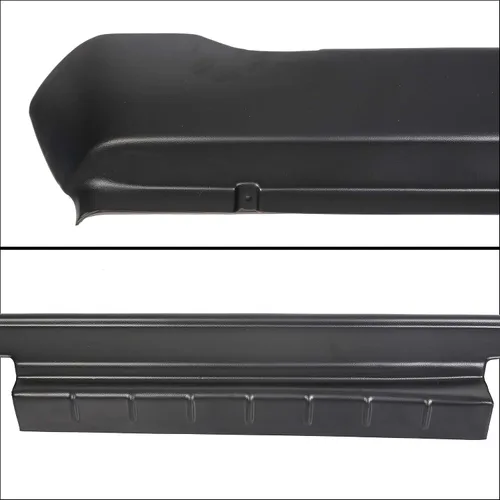 Vista 5 de Cubre estribo compatible con moldura de panel de roce para Dodge Ram cabina extendida 2009-2018, acabado mate negro texturizado, reemplazo para 14064
