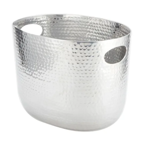 Vista 7 de American Metalcraft ATHB9 recipiente de aluminio martillado para bebidas, negro, 7 3/4 cuartos de galón