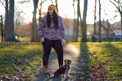 Vista 8 de Avalanche Leggings básicos de cintura alta con forro polar y bolsillos para mujer