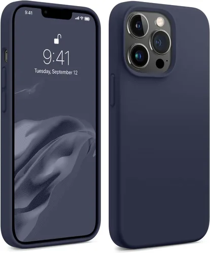 Vista 13 de AOTESIER Funda magnética para iPhone 13 Pro Max, compatible con MagSafe, protección militar a prueba de golpes, funda de silicona con forro de Verde