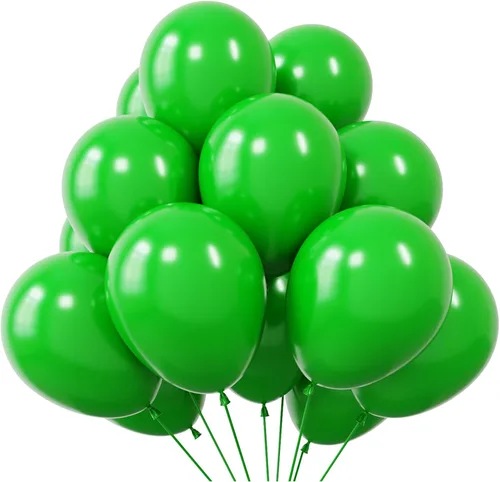 Vista 27 de KBZVNAF Globos negros de látex para fiesta, paquete de 50 globos de helio negro mate de 12 pulgadas para decoración de bodas, graduaciones, baby