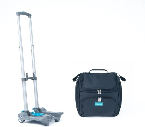 Vista 2 de Handy Sandy Crafter's - Organizador de bolsas de mano, bolsa de almacenamiento para suministros de manualidades y soporte para álbumes de recortes
