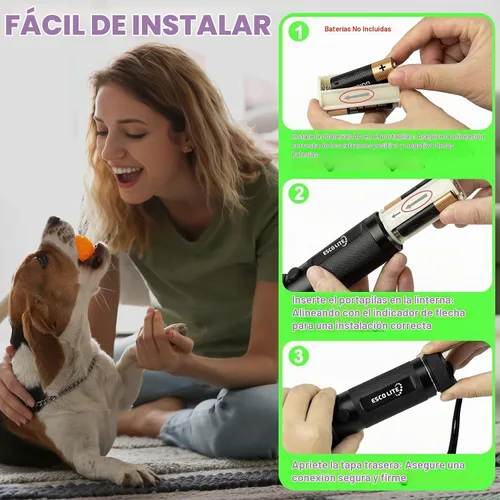 Vista 8 de ESCO LITE Linternas UV de luz negra para detección de orina de mascotas, 51