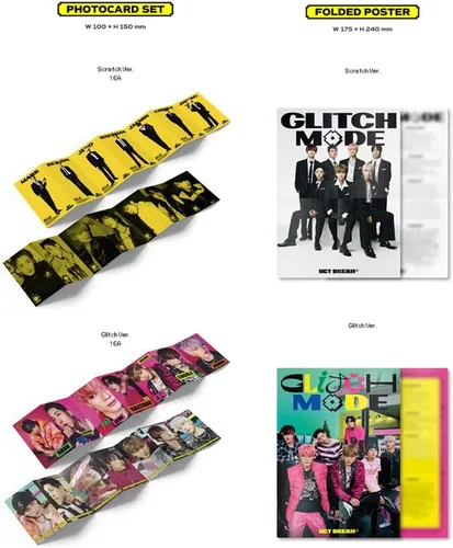 Vista 4 de NCT Dream - Modo Glitch la segunda versión del álbum Photobook (Conjunto (A+B) ver)