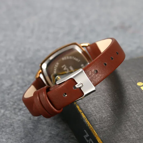 Vista 4 de Lancardo - Reloj de pulsera para mujer, diseño retro con bisel de cristal y tono dorado