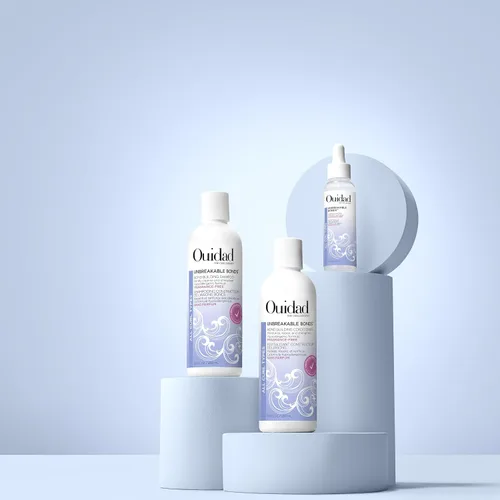 Vista 7 de Ouidad Unbreakable Bonds - Gotas de mezcla, fortalece y repara el cabello, sin fragancia, 2 onzas líquidas