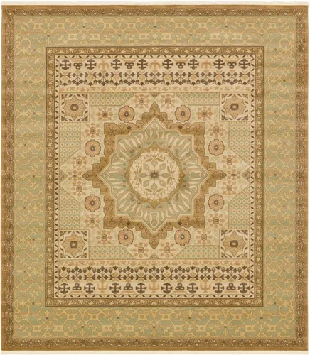 Vista 22 de Unique Loom Palace Collection - Alfombra Saray (2 pies x 3 pies 1 pulgada, rectangular, crema/marrón claro)