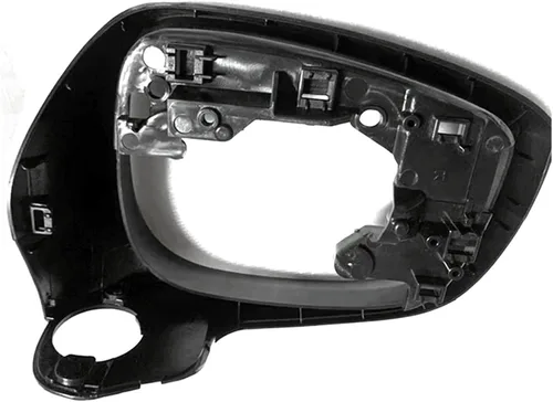 Vista 5 de KIRYU Marco de cubierta de espejo retrovisor lateral izquierdo para coche, color negro, compatible con Mazda CX-3 2016-2019 CX-5 2015-2016 Accesorios