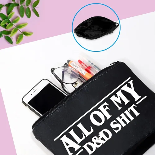 Vista 4 de GJTIM Bolsa de dados D Dragon All Of My D Stuff D D Bolsa de accesorios