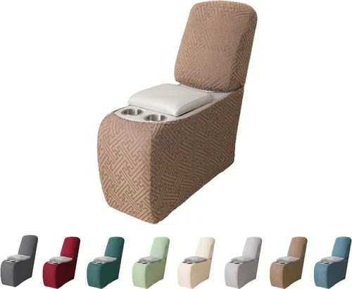 Vista 21 de Fundas de sofá reclinable seccional 100% impermeables para sofá reclinable en forma de L, funda de sofá modular de esquina en forma de L, fundas