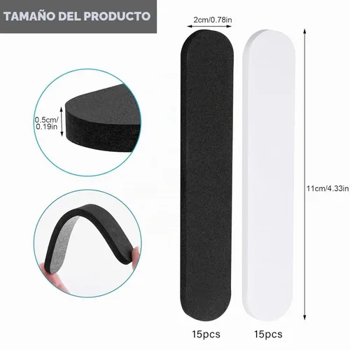 Vista 2 de Reductor de tamaño de sombrero, paquete de 30 cintas de tamaño de Varios