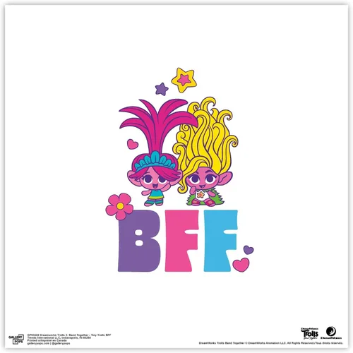 Vista 9 de Trends International Gallery Pops Trolls Band Together - Póster de pared Tiny Trolls BFF de pared, 12.00 x 12.00 pulgadas, versión de marco negro