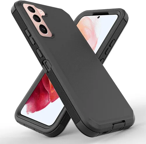 Vista 2 de Funda diseñada para Samsung Galaxy S22 Plus, protección completa con clip para cinturón, resistente con protector de pantalla integrado, funda