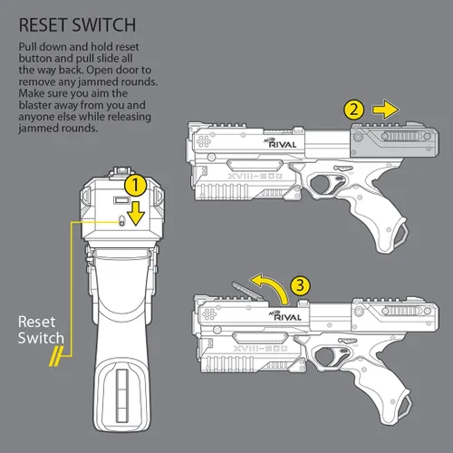 Vista 7 de Nerf Rival Kronos XVIII-500 Blaster, azul (exclusivo de Amazon)