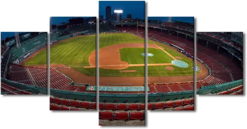 Vista 92 de Arte para pared, lienzo para estadio deportivo, arte para pared, diseño de campo de Wrigley en Chicago, pinturas de Chicago, impresiones sobre