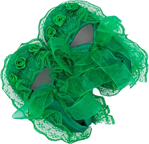 Vista 4 de Niyage Conjunto de mameluco de vestido con flores para bebé, traje de fiesta con tutú para bebé