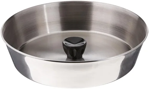 Vista 10 de American Metalcraft BA640S - Cubiertas redondas de acero inoxidable para untar (6 ½") de diámetro.