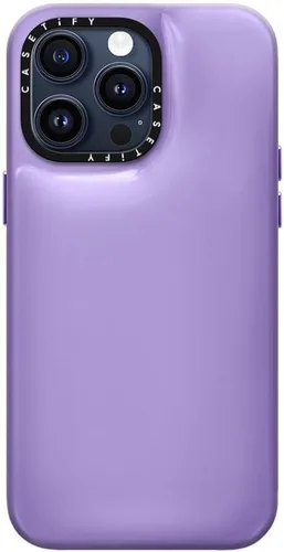 Vista 13 de CASETIFY Funda para iPhone 15 Pro Pillow [Material Resistente al Agua / Inspirado en Y2K] - Berry Pink