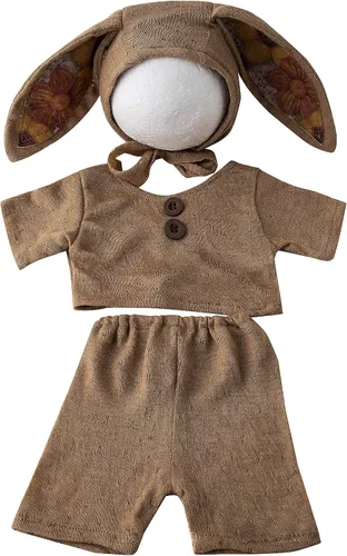 Vista 3 de Vemonllas Accesorios de fotografía para recién nacidos, gorro de manga corta y pantalón para fotos de bebé, disfraces para niños y niñas
