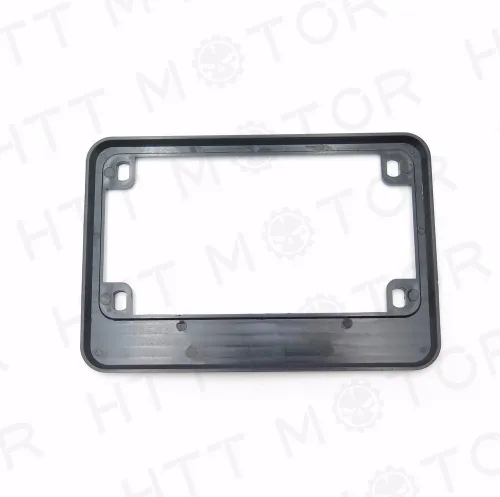 Vista 4 de MT294-004 - Marco de matrícula de motocicleta compatible con placa de motocicleta de 4 x 7 pulgadas de ancho extra de 1 pulgada
