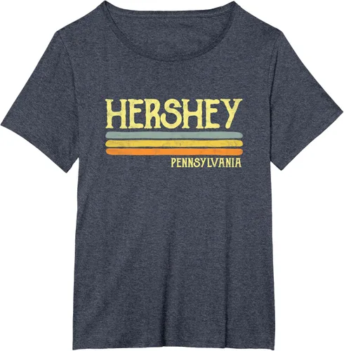 Vista 75 de Camiseta vintage de regalo de recuerdo de Hershey Pennsylvania PA, Negro, S