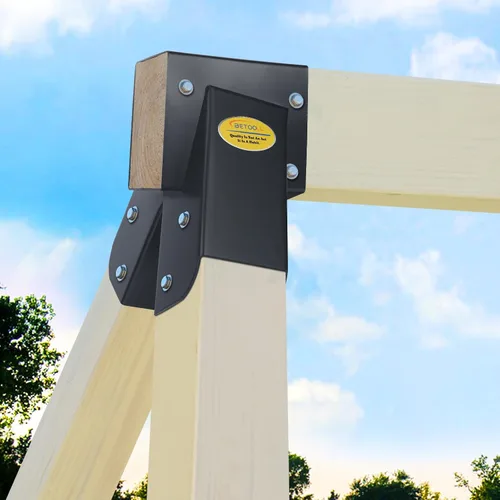 Vista 4 de BETOOLL A-Frame - Juego de 1 soporte para columpio de alta resistencia, incluye accesorios de montaje, ideal para parques infantiles interiores