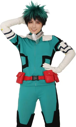 Vista 4 de miccostumes Disfraz de héroe de anime para hombre