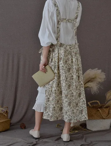 Vista 3 de Delantales para mujer, lindo delantal de talla grande con bolsillos, cocina, cocina, Navidad