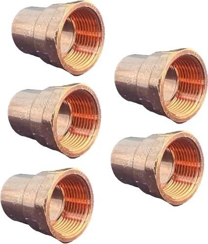 Vista 8 de EZ-FLUID Fontanería 1-1/4" C X FIP LF Adaptador hembra de cobre a presión, conexión de soldadura de sudor para residencial, comercial. (1 paquete)