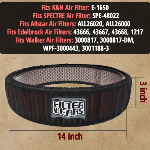 Vista 4 de FILTERWEARS Prefiltro K171K para filtros de aire de 14" x 3
