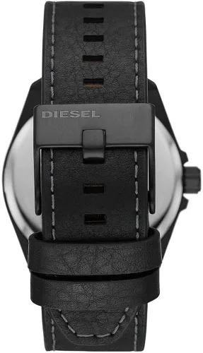 Vista 3 de Diesel Reloj analógico de cuarzo para hombre con correa de cuero DZ1945 negro correa Negro - Correa