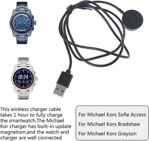 Vista 5 de Adaptador de corriente de cable de reloj portátil para soporte de carga de acceso, accesorio para reloj inteligente