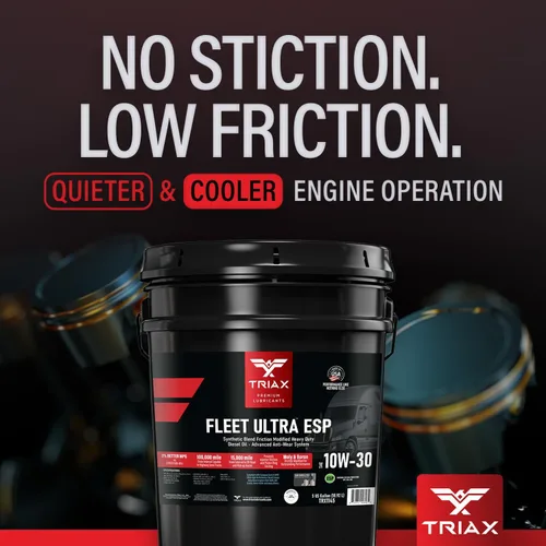 Vista 8 de TRIAX Fleet Ultra ESP 10W-30 API CK-4 - Mezcla sintética con licencia de moly y boro, aceite de motor diésel resistente, compatible con Volvo, Mack