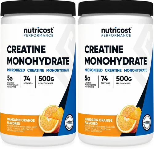 Vista 12 de Nutricost - Polvo de Monohidrato de Creatina (sabor Frambuesa Azul), 500 Gramos (1.1 LBS)