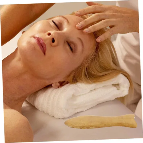 Vista 6 de Naturaleza Masajeador Facial Masaje Raspar Junta Raspar Herramienta Rasguño para el Cuidado
