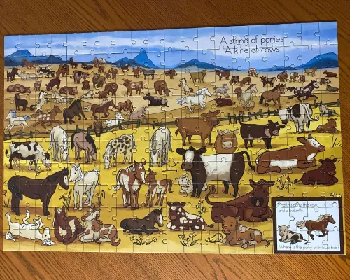 Vista 4 de Hide and Seek: Wild Animal Groups in North America - Rompecabezas de 200 piezas