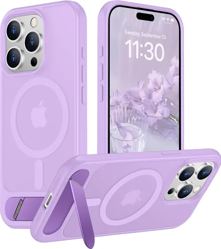 Vista 179 de Funda para iPhone 11 con compatibilidad magnética, [Soporte invisible incorporado][Compatible con MagSafe]