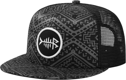Vista 10 de BASSDASH Gorra de Camionero de Ala Plana Ajustable con Snapback y Malla para Hombres y Mujeres
