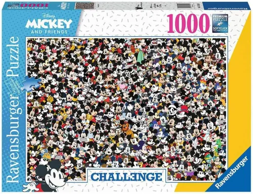 Vista 10 de Ravensburger Disney 12000529 Rompecabezas de Mickey Mouse Challenge de 1000 piezas para adultos, herramientas hechas a mano, fabricado en Alemania