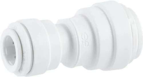 Vista 7 de John Guest Speedfit - Conector recto de unión OD de 1/4 pulgadas, empuje para conectar la instalación de plomería de plástico, PP0408WP