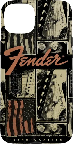 Vista 10 de Fender Funda vintage Stratocaster Americana Distressed Collage para iPhone 17
