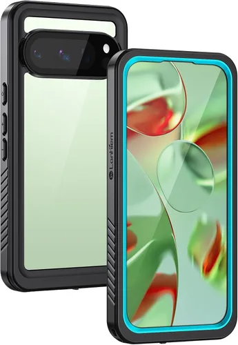 Vista 9 de Lanhiem Funda para Google Pixel 7, IP68 Impermeable a Prueba de Polvo con Protector de Pantalla Integrado, Funda Protectora de Teléfono de Cuerpo