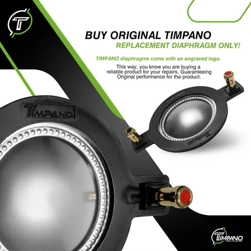 Vista 2 de Diafragma original de fábrica Timpano Tempesta TPT-RPDH2000 para controlador TPT-DH2000