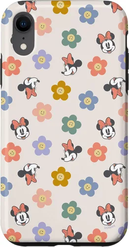 Vista 24 de Funda para iPhone 11 de Disney Minnie Mouse Springtime Flowers and Happy Smiles