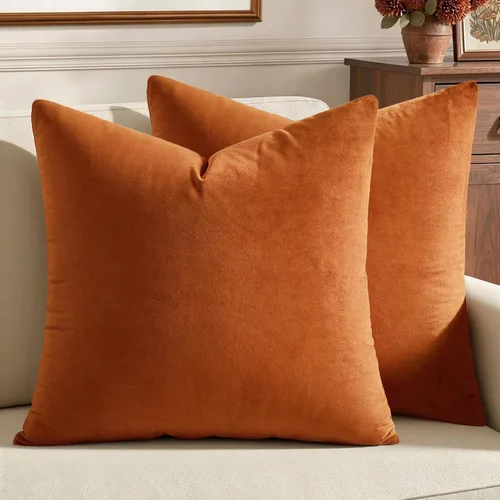 Vista 76 de MIULEE Paquete de 2 fundas de almohada de terciopelo decorativas rectangulares lumbares, fundas de cojín suaves sólidas para sofá, sofá, dormitorio