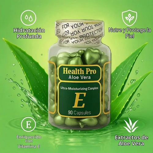 Vista 6 de Aceite para la piel con vitamina E Aloe Vera 90 unidades Hidratante Paquete de 2