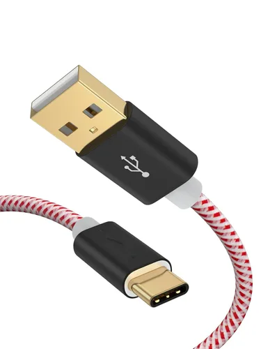 Vista 11 de Cable USB C a USB corto de 0.8 pies, USB A a C de carga rápida USB a tipo C para iPhone 15/16, banco de energía Galaxy S22, Android Auto/teléfono