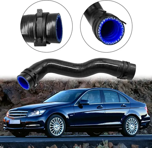 Vista 5 de Tubo turbo de entrada de aire, manguera de tubo de admisión turbochagrer para Mercedes-Benz W172 SLK200 SLK250, W204 C180 C200 C250, W212 E200 E250