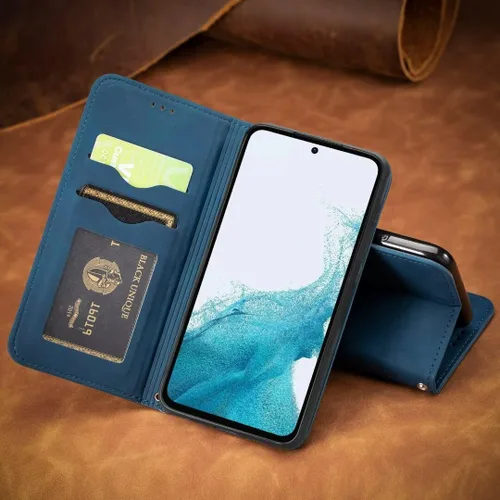 Vista 4 de Funda compatible con Xiaomi Poco X3 GT, tarjetero de piel sintética, compatible con Redmi Note 10 Pro (China) 5G con cierre magnético, soporte